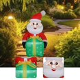 thumbnail image 6 of FVDPWYE Christmas Inflatable Decoration Indoor Outdoor Blow up Santa Claus Cute Window Suction with Build in LED for Outside Backyard, 6 of 9