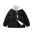 thumbnail image 1 of Kalauyu Mens Winter Padded Jackets Full Zipper Windproof Jacket Coat, 1 of 8