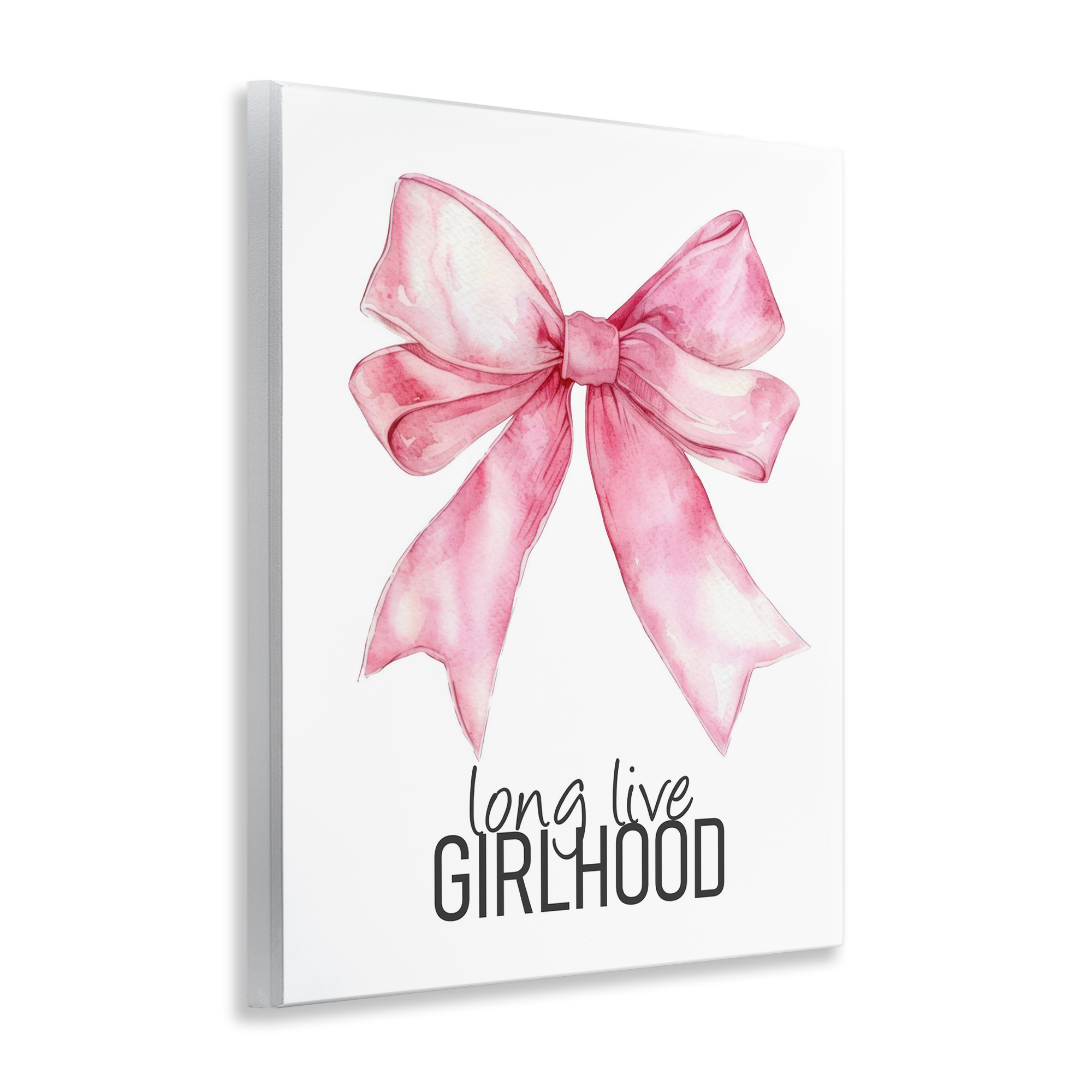 Long Live Girlhood Wall Plaque Art, design by Kim Allen
