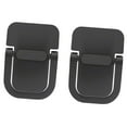 thumbnail image 4 of 2 soportes para computadora portátil, portátiles, ajustables, con refrigeración, ligeros, elevadores de teclado, soporte de escritorio para Negro, 4 of 8