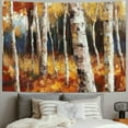 thumbnail image 2 of BCIIG Autumn Leaves Tapestry Wall Hanging Unique Style Graphic Tapestries Home Wall Decor Art for Living Room Bedroom Apartment Farmhouse Dorm 40x30inch, 2 of 6