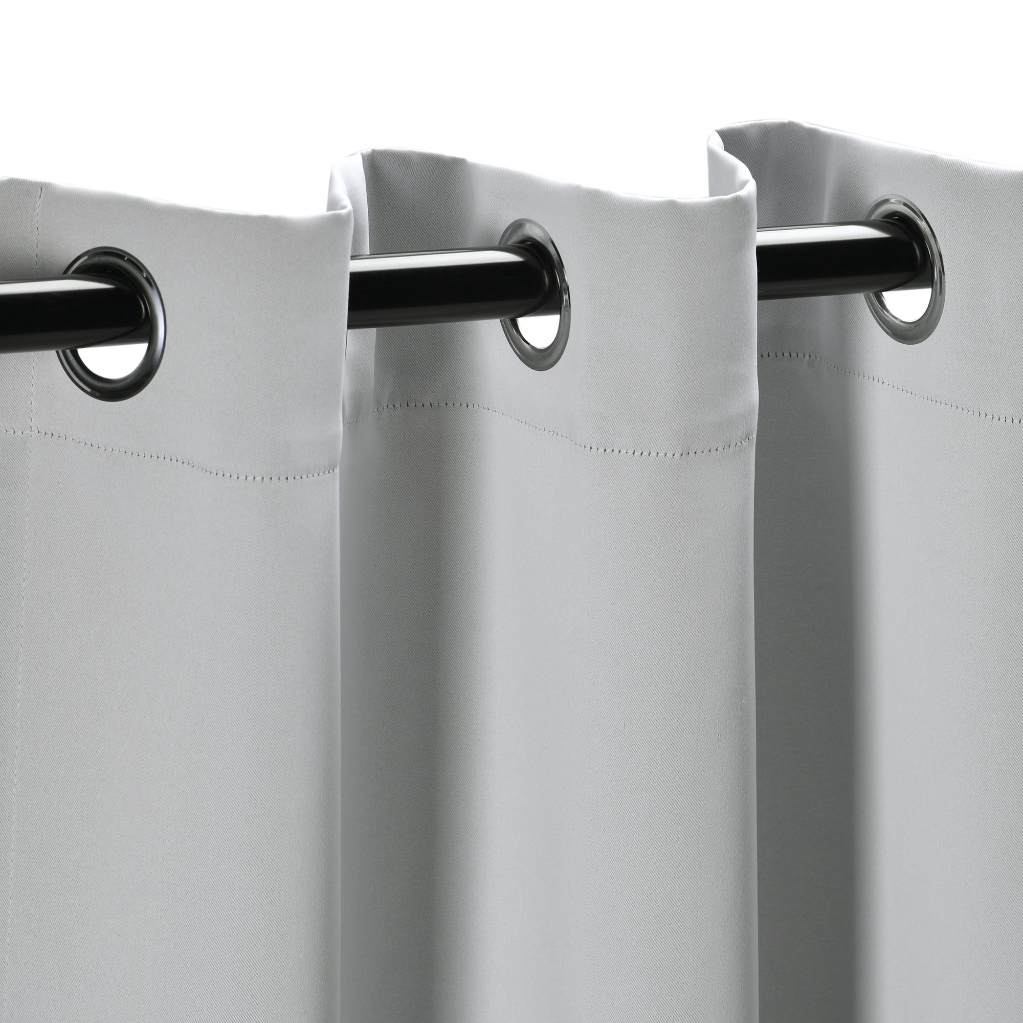 Superior Solid Blackout Curtain Set of 8, 52" x 84", Marshmallow