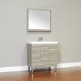 thumbnail image 2 of Alya Bath Ripley 30" Modern Wood 4-drawer Vanity with Acrylic Sink in Gray, 2 of 5