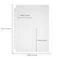 thumbnail image 4 of Miangastore 30Pcs 6-Ring Binder Photo Pockets 4-Pocket Photo Page Archival Photo Sleeves, 4 of 8