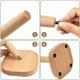thumbnail image 3 of Portarrollos de cocina, soporte para toallas de papel antideslizante, soporte para toallas de madera para cocina, baño -, 3 of 5