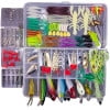 Scientific Anglers Saltwater Floating - 234PCS/BOX Fishing Lures Mixed Lots including Hard Lure Minnow Popper Crankbaits VIB Topwater Diving Floating Lures Soft Plastics Worm Spoons Other Saltwater Freshwater Lures with Tackle Box