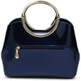 thumbnail image 4 of LHSHID Top Handle Handbag for Women Glossy Patent Leather Shoulder Bag Evening Party Crossbody Bag Wedding Satchel Purse, 4 of 7