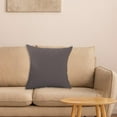 thumbnail image 3 of Kezqiaxn Couch Throw Pillows Clearance, Silk Pillow Cases Included 16x16In Pillow Inserts, Color Scandinavian Sofa Pillows Breathable Soft Pillow Back Cushion for Living Room Bedroom Office Dark Gray, 3 of 8