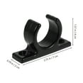 thumbnail image 2 of LOLIPPYY 2-Pack Black Nylon Kayak Holders, Convenient Oar Keepers for Secure Storage and Easy Access, 2 of 8