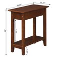 thumbnail image 4 of Convenience Concepts American Heritage Flip Top End Table with Charging Station and Shelf, Espresso, 4 of 8
