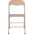thumbnail image 3 of Favory 5-Piece Multipurpose Folding Card Table and Chairs Set for 4 Players, Padded Top Portable Square Folding Table and Chairs Set, Tan, 3 of 9