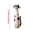 thumbnail image 3 of 7.87 x 4.33 in Handcrafted Quirky Cats Vase, Whimsical Ceramic Flower Vase, Playful Boho Home Decor, Ideal Gift for Cat Lovers, 3 of 8