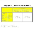 thumbnail image 3 of Efavormart 90" SILVER Wholesale Linens Polyester Square Linen Tablecloth for Kitchen Dining Catering Wedding Birthday Party Events, 3 of 7