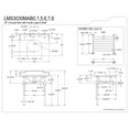 thumbnail image 2 of Kingston Brass LMS3030MAB0 Pemberton 30" Carrara Marble Console Sink with Acrylic Legs and Shelf (8-Inch, 3-Hole), Carrara Marble White/Matte Black, 2 of 4