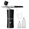 thumbnail image 3 of Airbrush for Nails Cordless Portable Airbrush Kit with Compressor High-Pressure Rechargeable Air Brush Spray Machine with 0.3mm Nozzle for Painting Makeup Model Barber Cookie Cake, 3 of 6