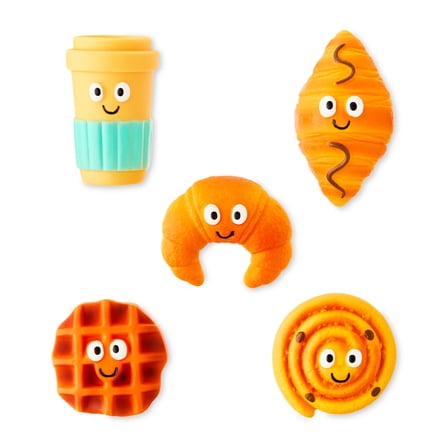 Vibrant Life 5-Piece Bakery Goods Latex Dog Toy Pack for Extra-Small Dogs, Multicolor