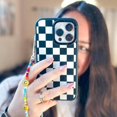 thumbnail image 2 of Caseco iPhone 15 Pro Case With Mag-Safe - Black Checkerboard, 2 of 5