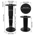 thumbnail image 5 of Tatami Pneumatic Lift Table Leg,Adjustable Height 12.2-27.76 Inch Gas Spring Telescopic Support for RV, Yacht, Camper Small Space Dining, 5 of 8