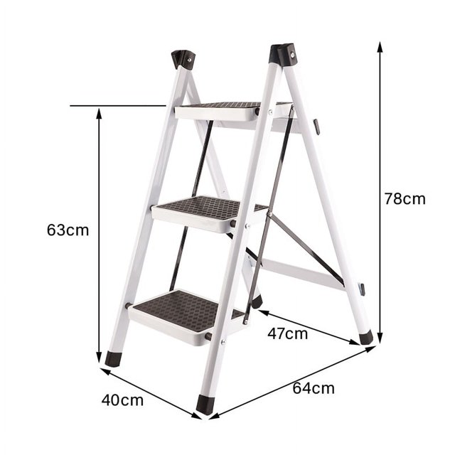 Folding Step Ladder,Step Ladder Folding 3 Folding Ladder Household Ladder Industry-Leading Standards