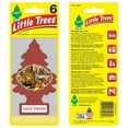 thumbnail image 2 of LITTLE TREES Car Air Freshener | Hanging Tree Provides Long Lasting Scent for Auto or Home | Spice Market, 6-packs (4 count), 2 of 6