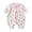 Pink, variant on Quealent Cotton Soft 3-24 Months Unisex Footless Newborn Baby Sleepers Pajamas Romper Boys Girls Long Sleeve (Pink, 12-18 Months)