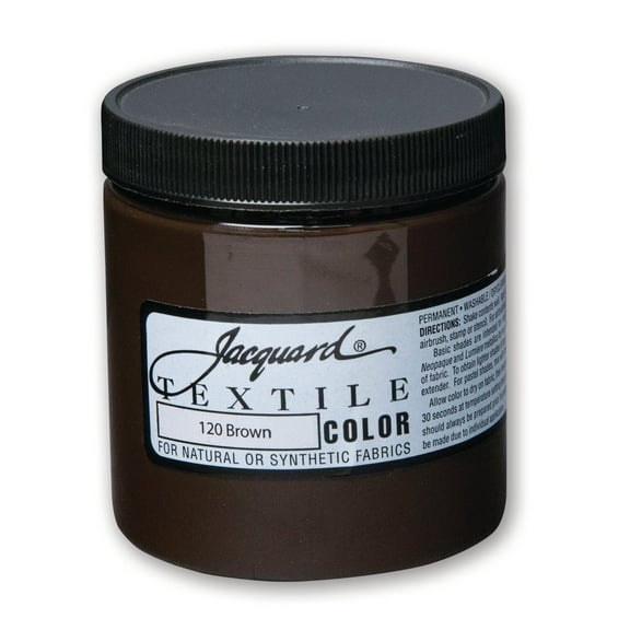 Jacquard Textile Color - Fabric Paint - (8 oz) - Brown