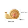 thumbnail image 3 of Snail Hand Warmer, USB Rechargeable Cute Pet Night Light Heating Warmer, 1-3H Working Time, Portable Winter Gift with Breathing Light, 3 of 6