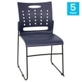 thumbnail image 2 of 5 PK Navy Plastic Stack Chairs, 2 of 4