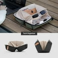 thumbnail image 3 of Travel Tech Organizer, Waterproof Tech Bag, Accessories Organizer Travel Carrying Case, Organizer Bag for Cables, Cord, Phone Batteries, Charger,Photography SD Card, Black, 3 of 5