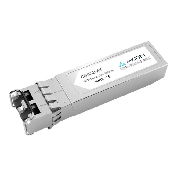 Axiom HP C8R23B Compatible - SFP+ transceiver module (equivalent to: HP C8R23B) - 8Gb Fibre Channel - Fibre Channel, 8GBase-SW - LC multi-mode - up to 984 ft - 850 nm (pack of 4) - for HPE Modular Smart Array 2040 SAN Controller, 2040 SAS Controller