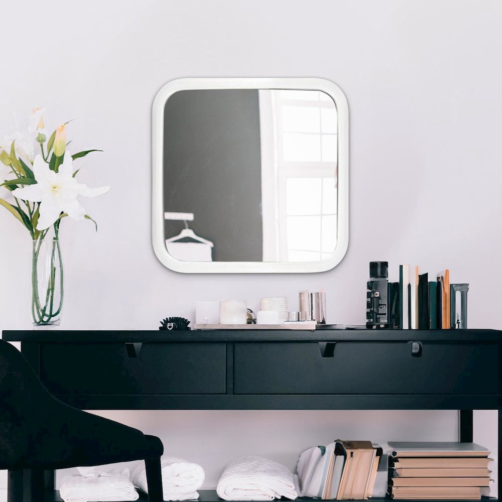 Howard Elliott Templeton Mirror In Matte White