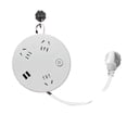 thumbnail image 2 of Retractable Socket with USB Ports LED Light Outlet with Detachable Hook for Home Room Office Hotel, 2 of 8