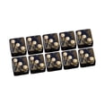 thumbnail image 4 of figatia Acrylic Six Sided Dices Set Toys 16mm Opaque for RPG Math Teaching Golden, 4 of 6