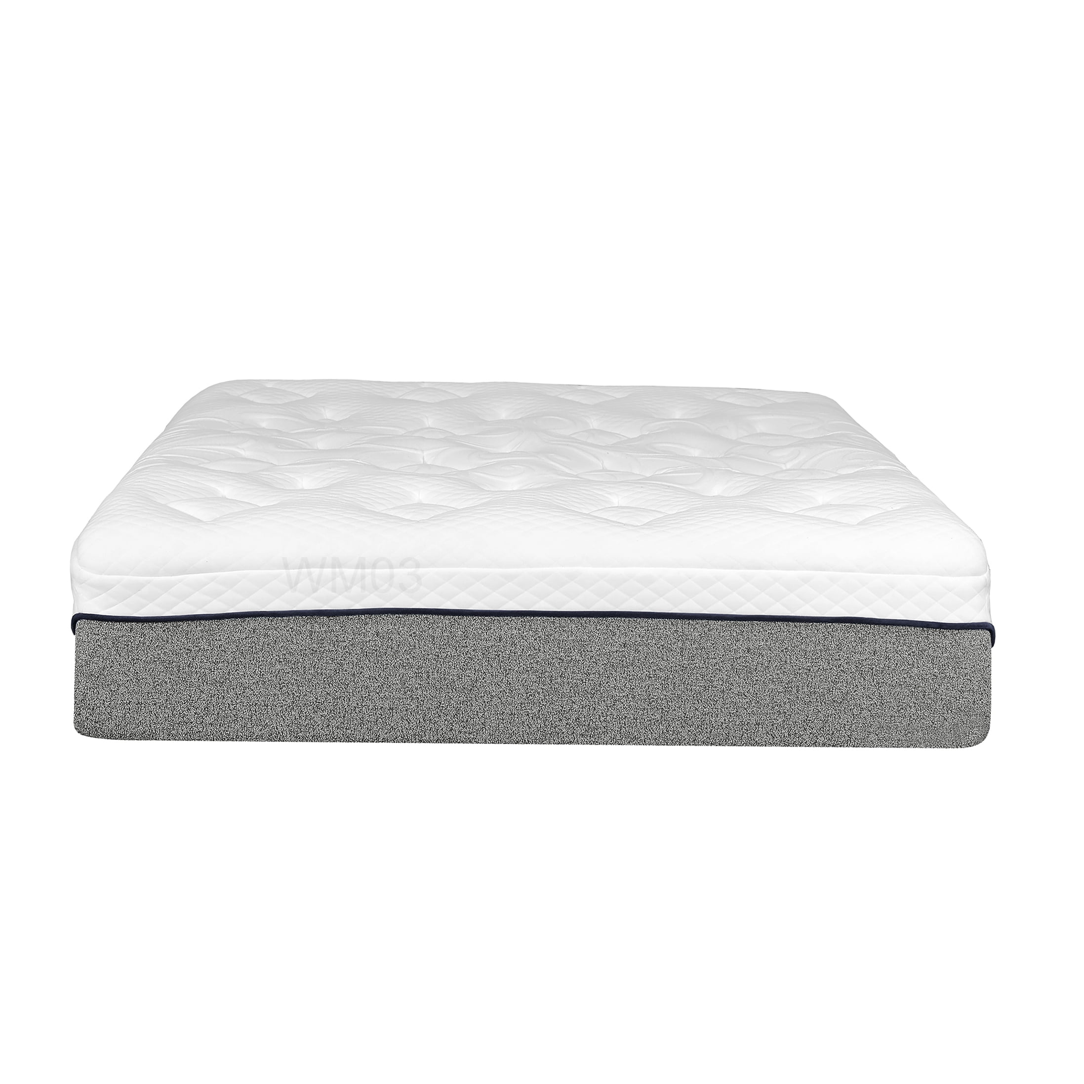 CHAMPFLAG Gel Memory Foam Mattress Full Size, Medium Firm, CertiPUR-US Certified, Motion Isolation, Bed in a Box, Grey