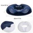 thumbnail image 3 of Casewin Donut Pillow, Large Donut Seat Cushion for Relief Tailbone Pain, Hemorrhoid Treatment, Bed Sores, Prostate, Coccyx, Sciatica, Pregnancy, Postpartum, Ergonomic Design, 3 of 7