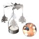 thumbnail image 4 of Candelero giratorio giratorio Banquete de boda Decoración del hogar de Navidad Candelabro de candelita de metal Sweethay HA1736-02B, 4 of 5