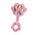 thumbnail image 3 of Perro Squeaky Toys Chew Resistente Squeaky Dog Toys Interactive Sound Chew Squeaker Huellas rosas jinwen Juguetes chirriantes, 3 of 8