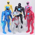 thumbnail image 2 of 6pcs/set Movie Version Power Rangers Anime Figure Model Doll Decor With Light, 2 of 4