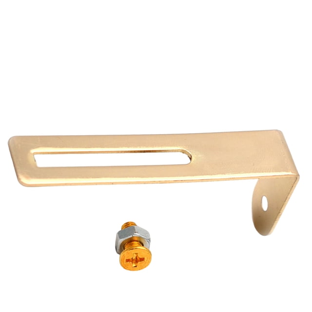 Matsuzay Soporte de golpeador de guitarra eléctrica Soportes de soporte profesional universal Parte de instrumento de música Soporte de placa Videojuegos y accesorios Dorado