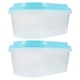thumbnail image 3 of 1 set 2pcs cajas de pastel ovaladas de helado contenedores de heladeros de plástico Cajas, 3 of 5