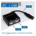 thumbnail image 4 of 100W/200W 100A Controller Solar Panel Dual 12v/5v USB Waterproof Solar Cells Poly Solar Cells for Car Yacht RV Battery Charger ,Easy to Install, 4 of 7