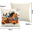 thumbnail image 6 of Halloween Decorations Pillow Covers 18x18 Set of 4 Halloween Decor Hocus Pocus Throw Pillow Covers Indoor Outdoor Fall Pumpkin Pillow Covers Decorative Cushion Cases for Home Sofa Couch, 6 of 6