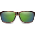 thumbnail image 2 of Smith Optics Longfin Sunglasses - Tortoise; ChromaPop Glass Polarized Green Mirror, 2 of 4