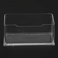 thumbnail image 2 of 2X Soporte Caja de Escritorio para Tarjeta de Visita, Plastico Acrilico Transparente, 2 of 5