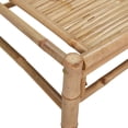 thumbnail image 5 of vidaXL 3 Piece Garden Lounge Set with Dark Grey Cushions Bamboo, 5 of 5