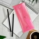 thumbnail image 4 of Estuche grande transparente con cremallera para exámenes escolares. Organizador de plástico resistente para bolígrafos, marcadores y resaltadores. Aestivo | Rosa | AESTIVO, 4 of 7