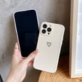 thumbnail image 3 of Glossy Cartoon Love Heart Phone Case For iPhone 13 12 11 Pro Max XS Max X XR 7 8 Plus SE 2020 Soft Shockproof Bumper Back Cover, 3 of 4