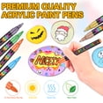 thumbnail image 5 of Art Acrylic Paint Markers, 72 Color, for Rock, Glass, Wood, Canvas, Stone, Great Gift Idea for Kids, Adult, 5 of 10