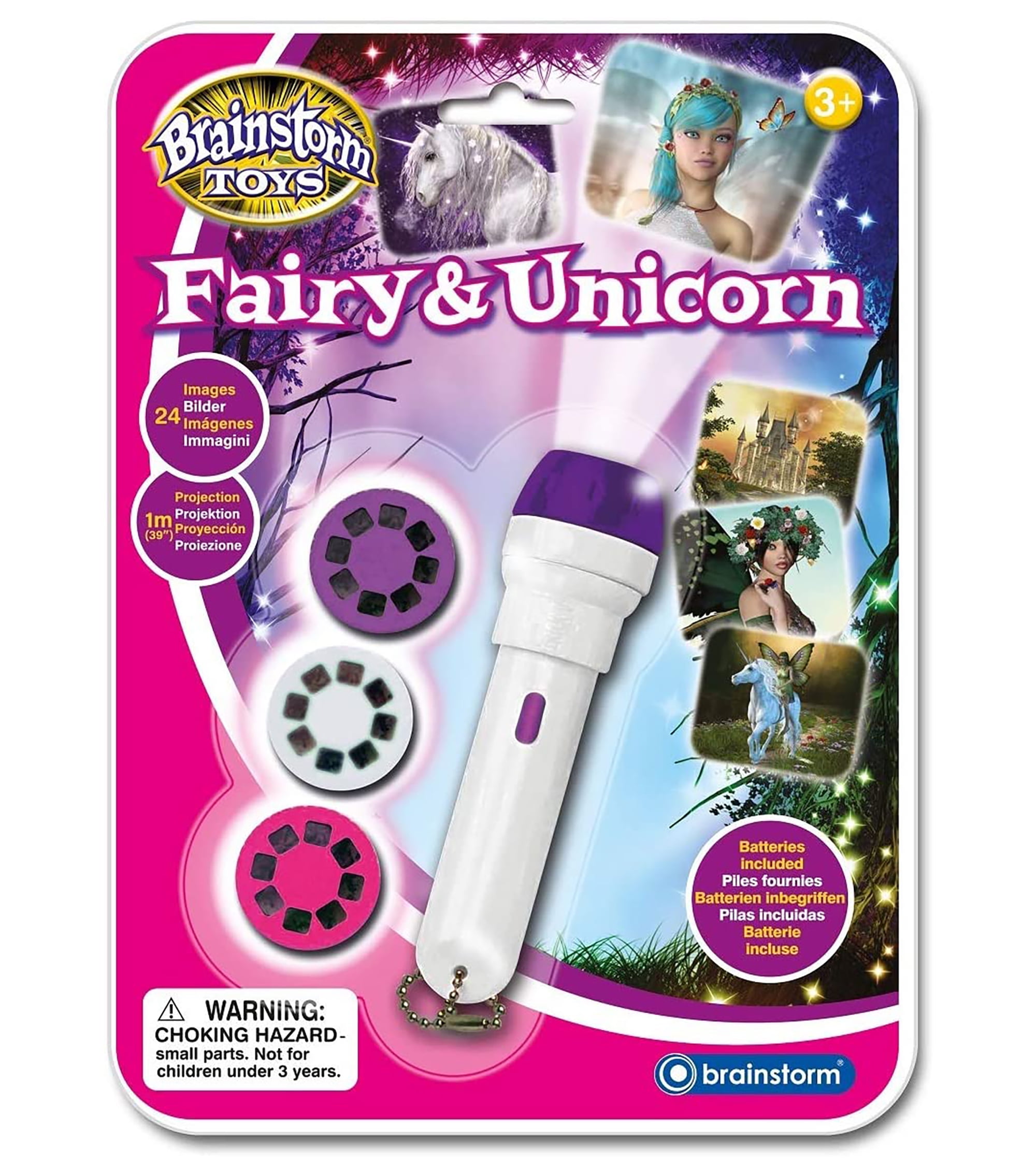 Girls Kids Unicorn Fairy Torch Brainstorm Toys Educational Toys Projector Light 