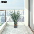 thumbnail image 4 of 2Pcs Artificial Agave Plants, 80CM PE Spiked Faux Plants with Pot Base, All-Season UV-Resistant Decor for Porch/Office/Indoor, 4 of 20